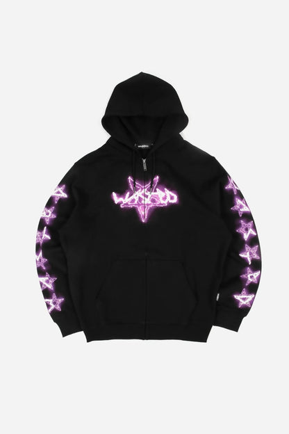 SURT HOODIE ZIP - BLACK