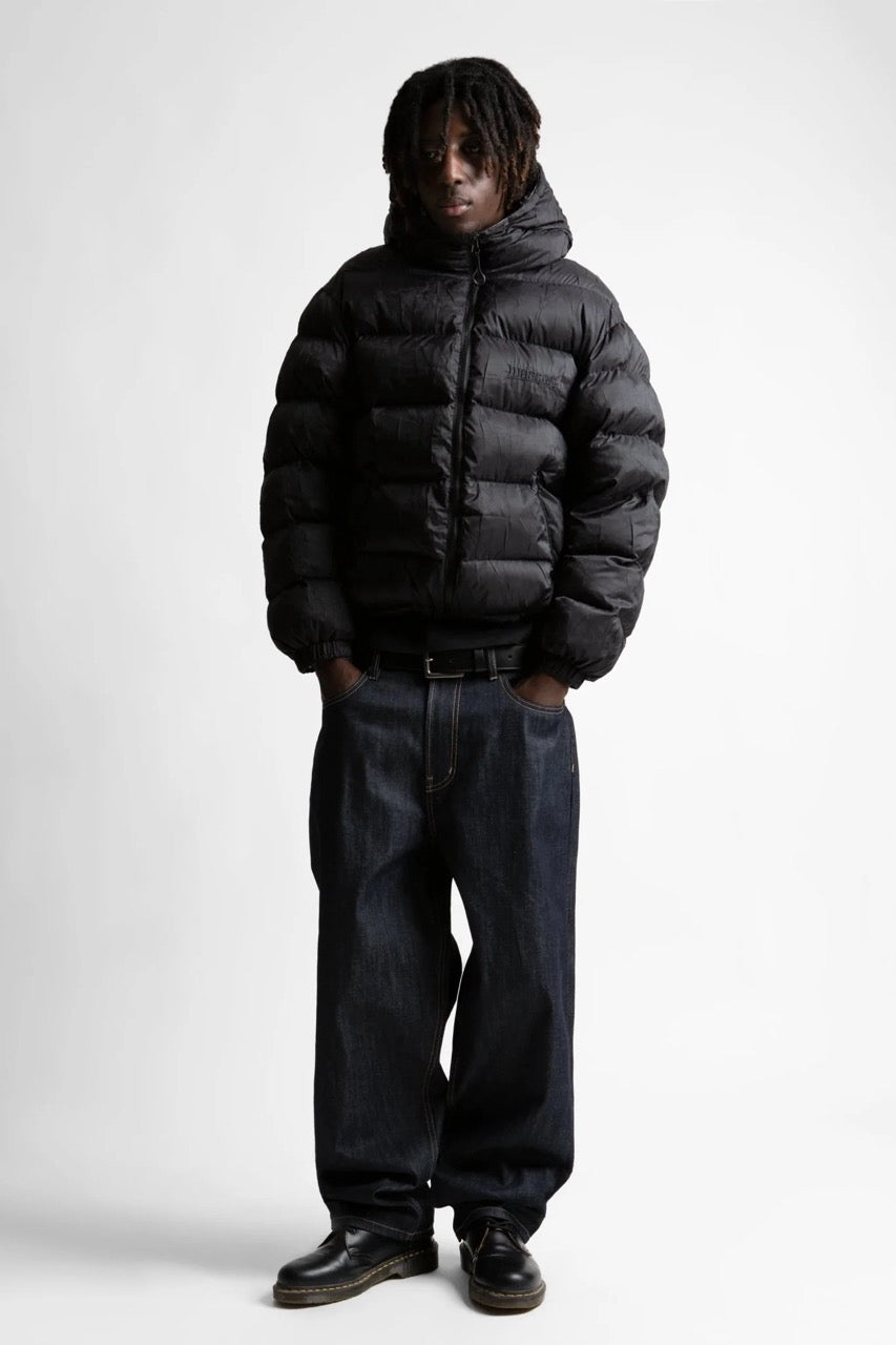 ELEVATION REVERSIBLE PUFFER JACKET - BLACK MULTI