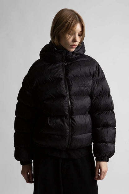 ELEVATION REVERSIBLE PUFFER JACKET - BLACK MULTI