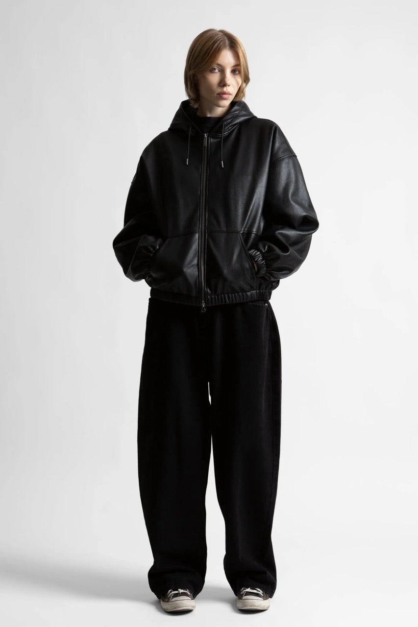 KINGDOM CURVE SHELTER JACKET - BLACK