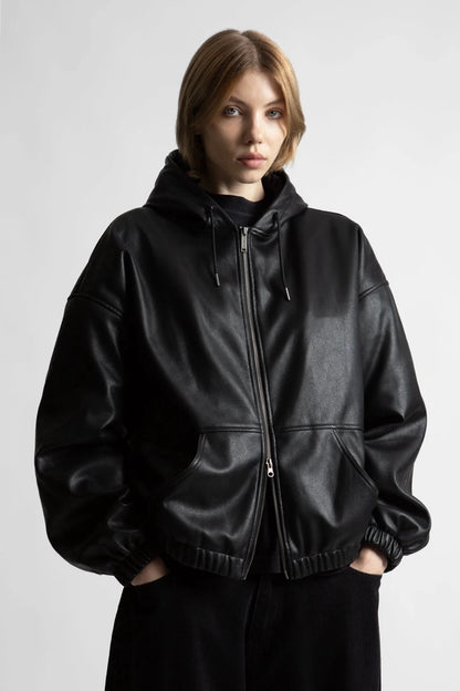 KINGDOM CURVE SHELTER JACKET - BLACK