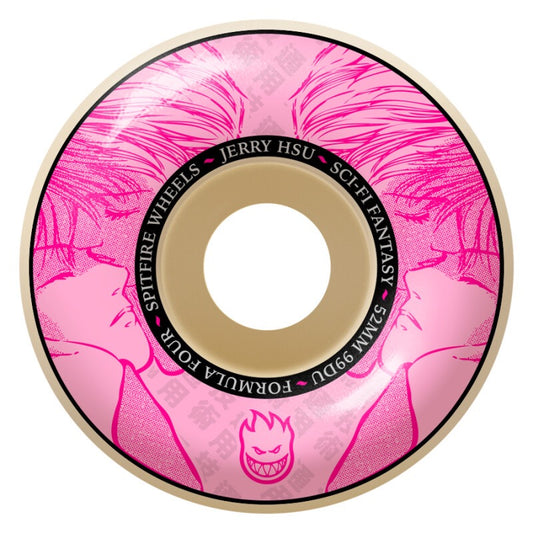 Spitfire 99DU Formula Four Gonz Shmoos Skateboard-Rollen, 52 mm, Natur