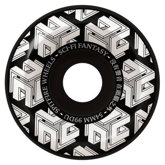 Spitfire 99DU Formula Four Gonz Shmoos Skateboard-Rollen, 52 mm, Natur