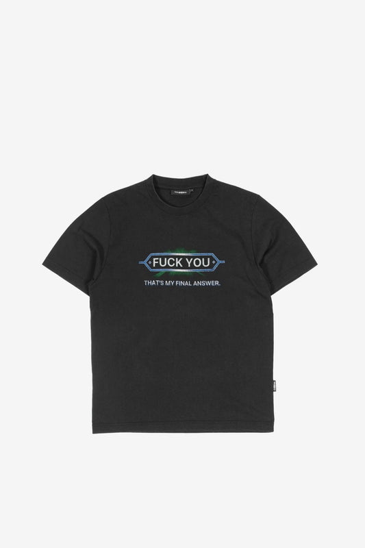 ANSWER T-SHIRT - BLACK