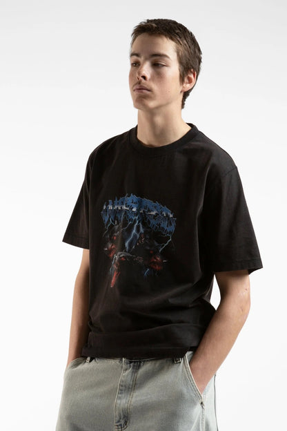 ORTHOS T-SHIRT - FADED BLACK