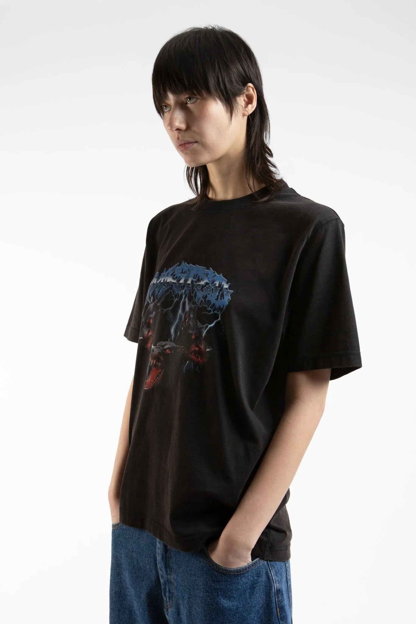 ORTHOS T-SHIRT - FADED BLACK
