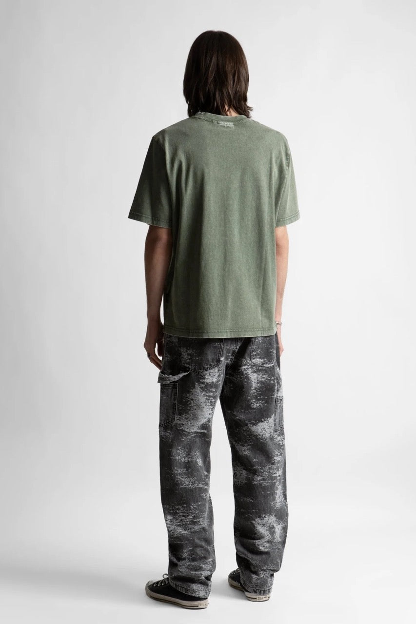 Splinter Faded T-Shirt - Faded Olive Khaki