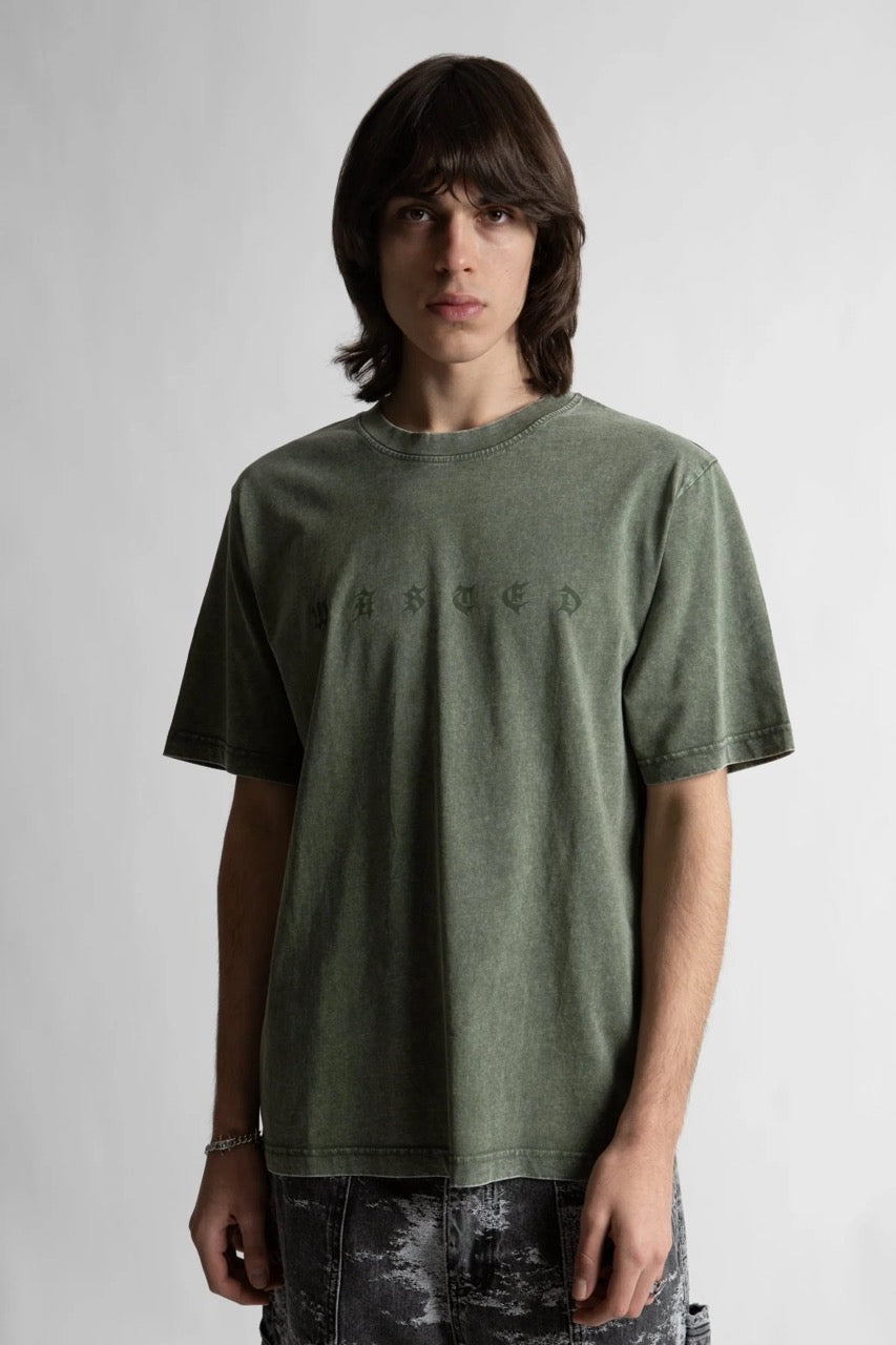 Splinter Faded T-Shirt - Faded Olive Khaki