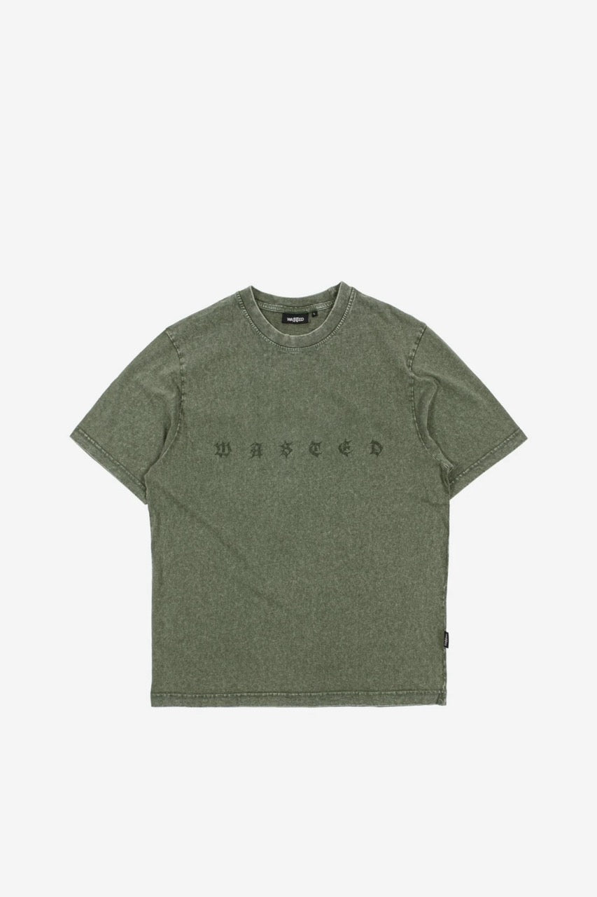 Splinter Faded T-Shirt - Faded Olive Khaki