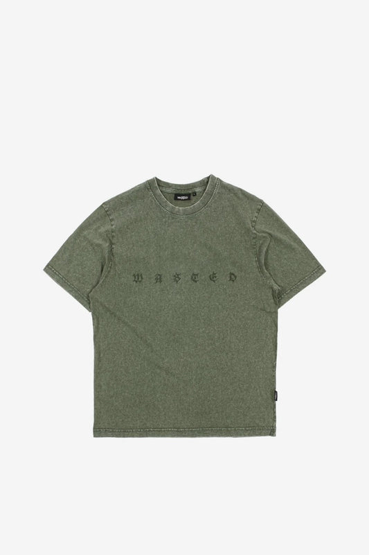 Splinter Faded T-Shirt - Faded Olive Khaki