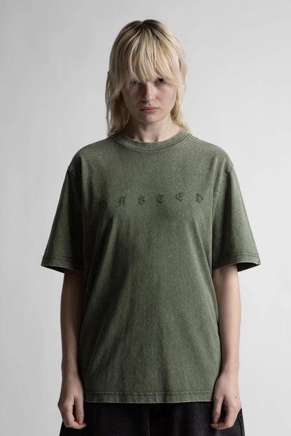 Splinter Faded T-Shirt - Faded Olive Khaki