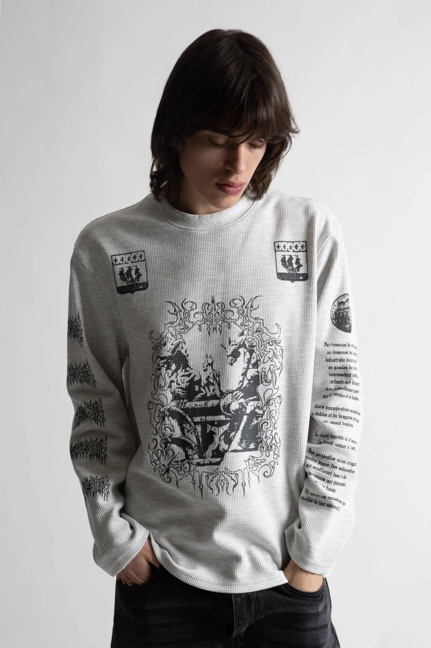 Duke Long Sleeve Thermal T-Shirt - Heather