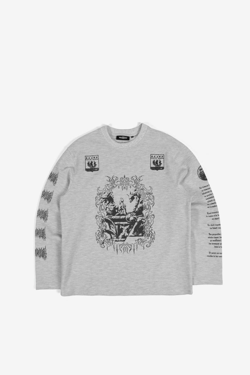 Duke Long Sleeve Thermal T-Shirt - Heather