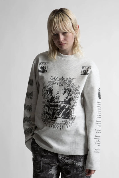 Duke Long Sleeve Thermal T-Shirt - Heather