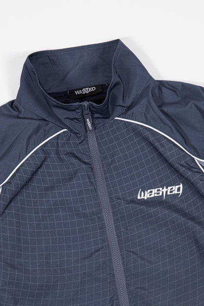 Spine Track Jacket - Ash Blue