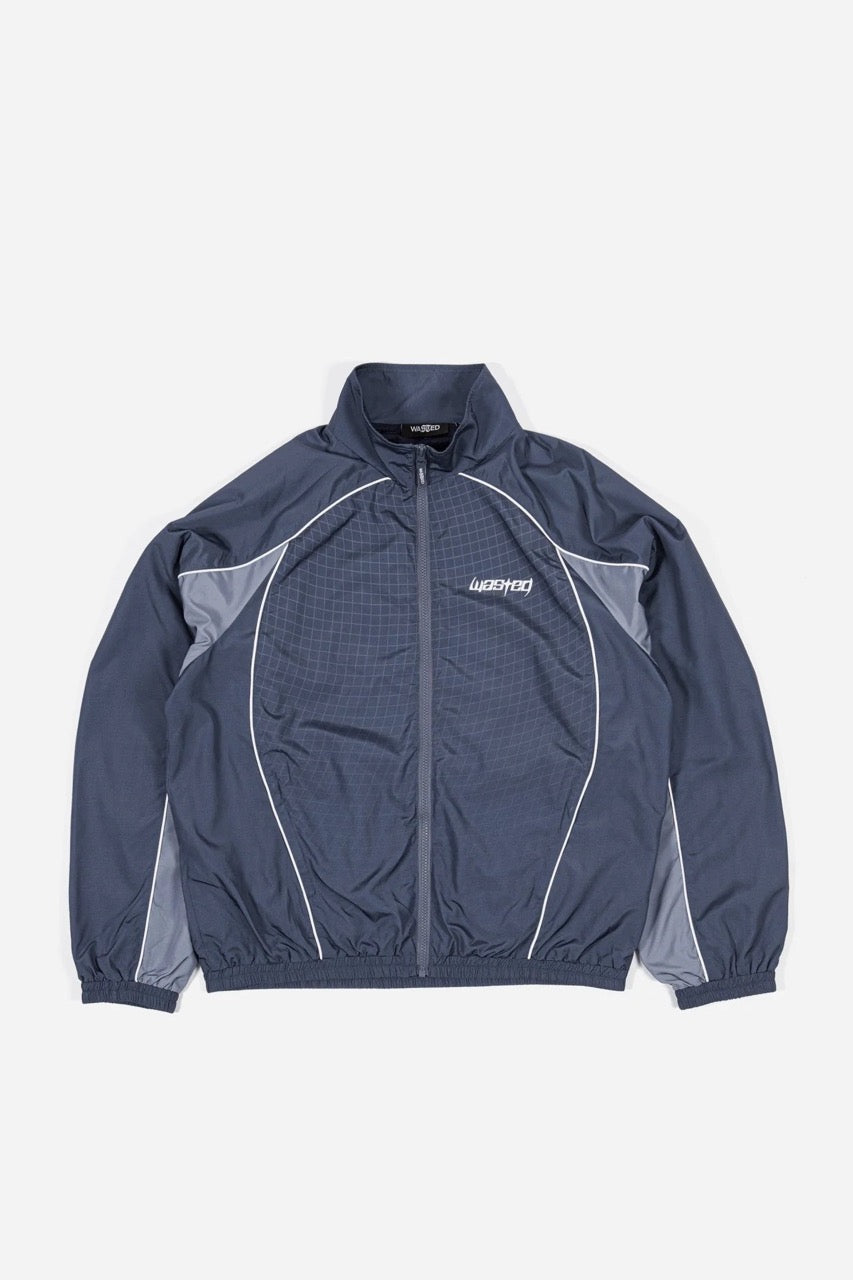 Spine Track Jacket - Ash Blue