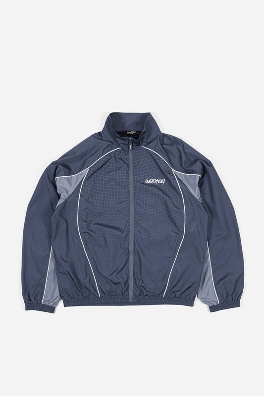Spine Track Jacket - Ash Blue