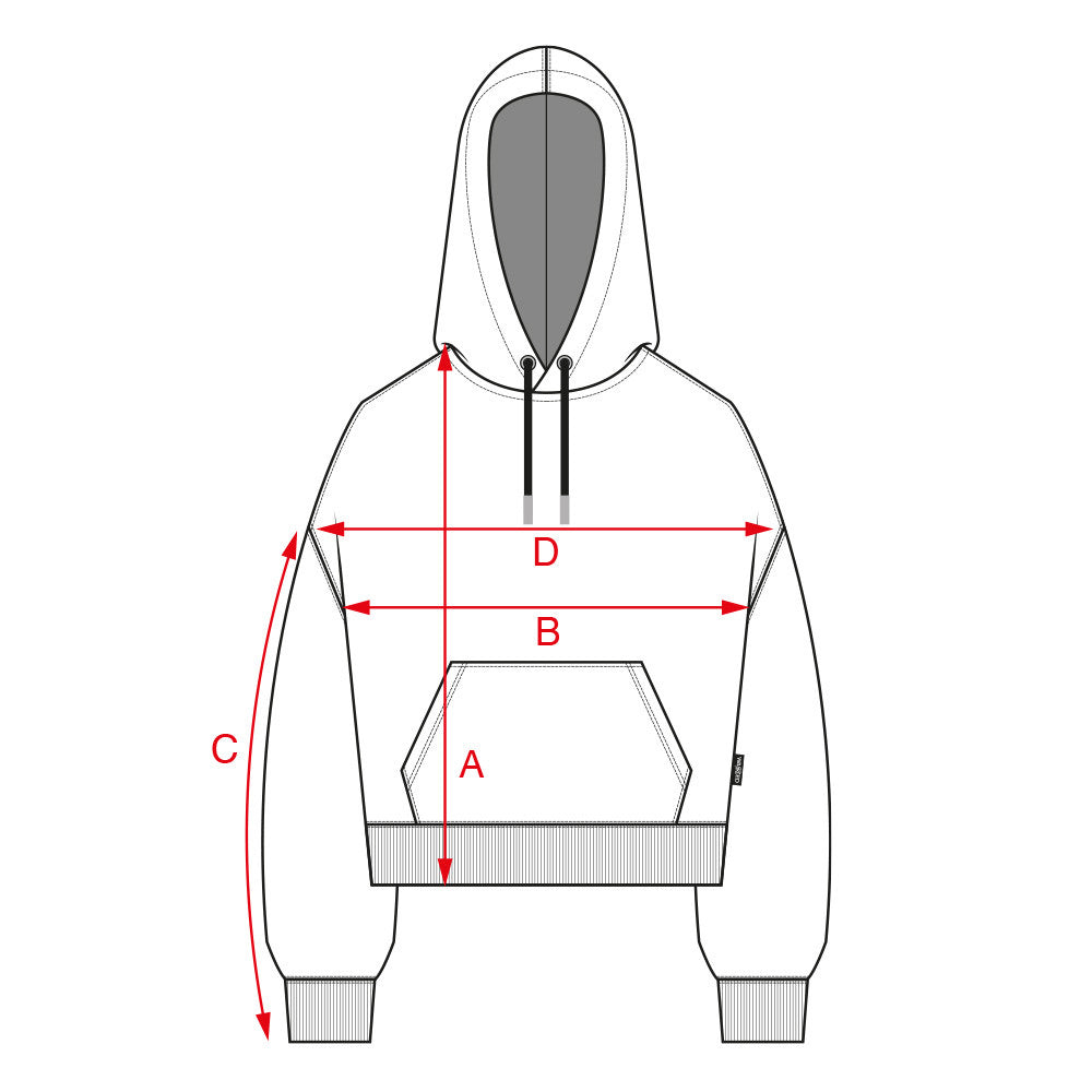 SURT HOODIE ZIP - BLACK