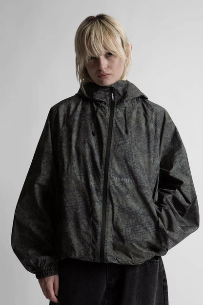 Swarm Windbreaker - Olive Khaki Camo