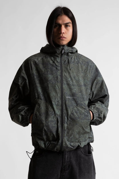 Swarm Windbreaker - Olive Khaki Camo