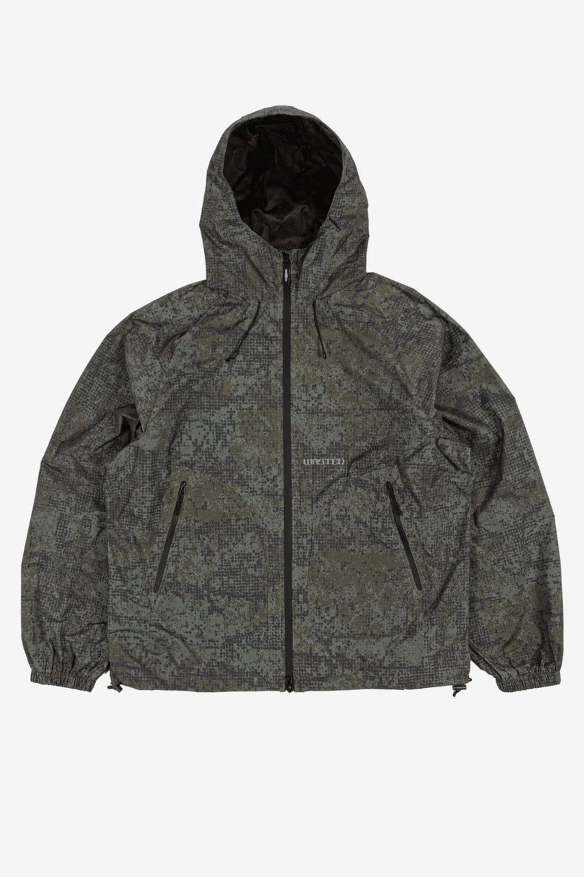 Swarm Windbreaker - Olive Khaki Camo