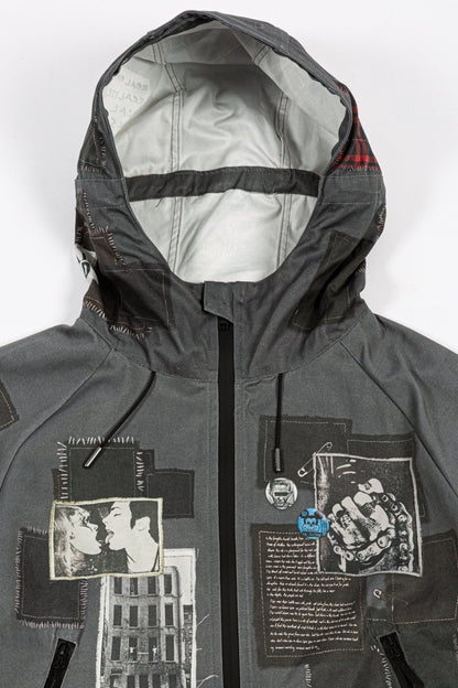 Taunt Windbreaker - Faded Black
