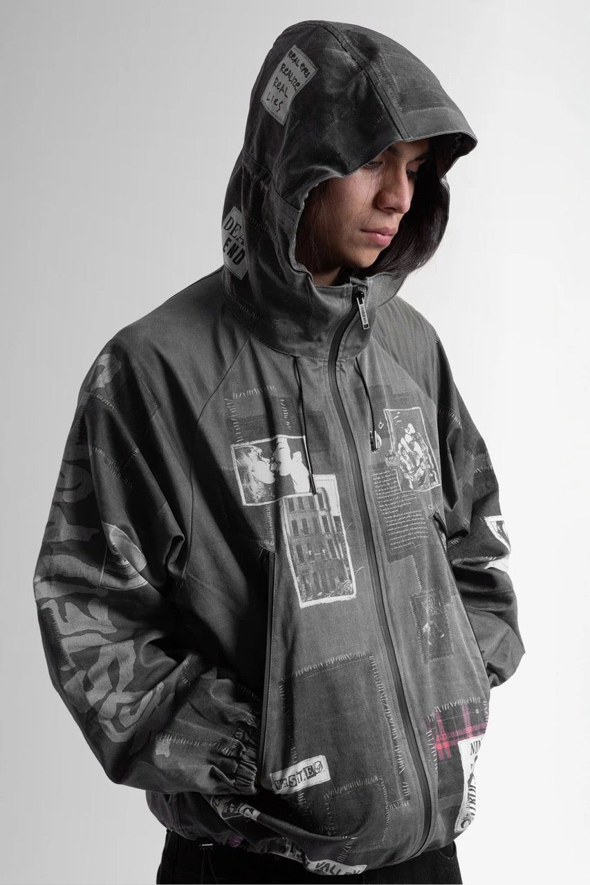 Taunt Windbreaker - Faded Black