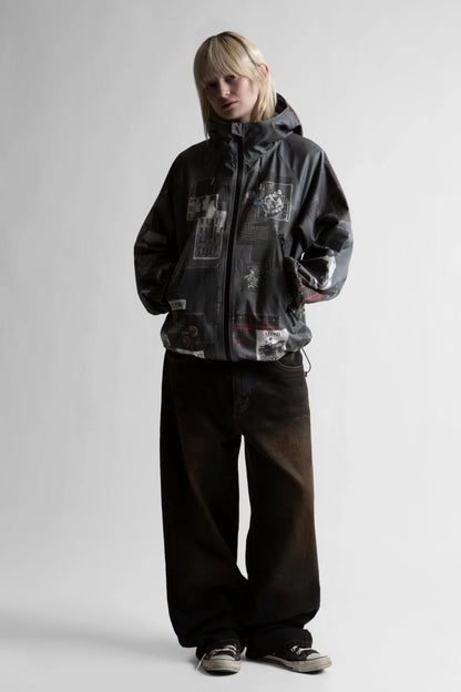 Taunt Windbreaker - Faded Black