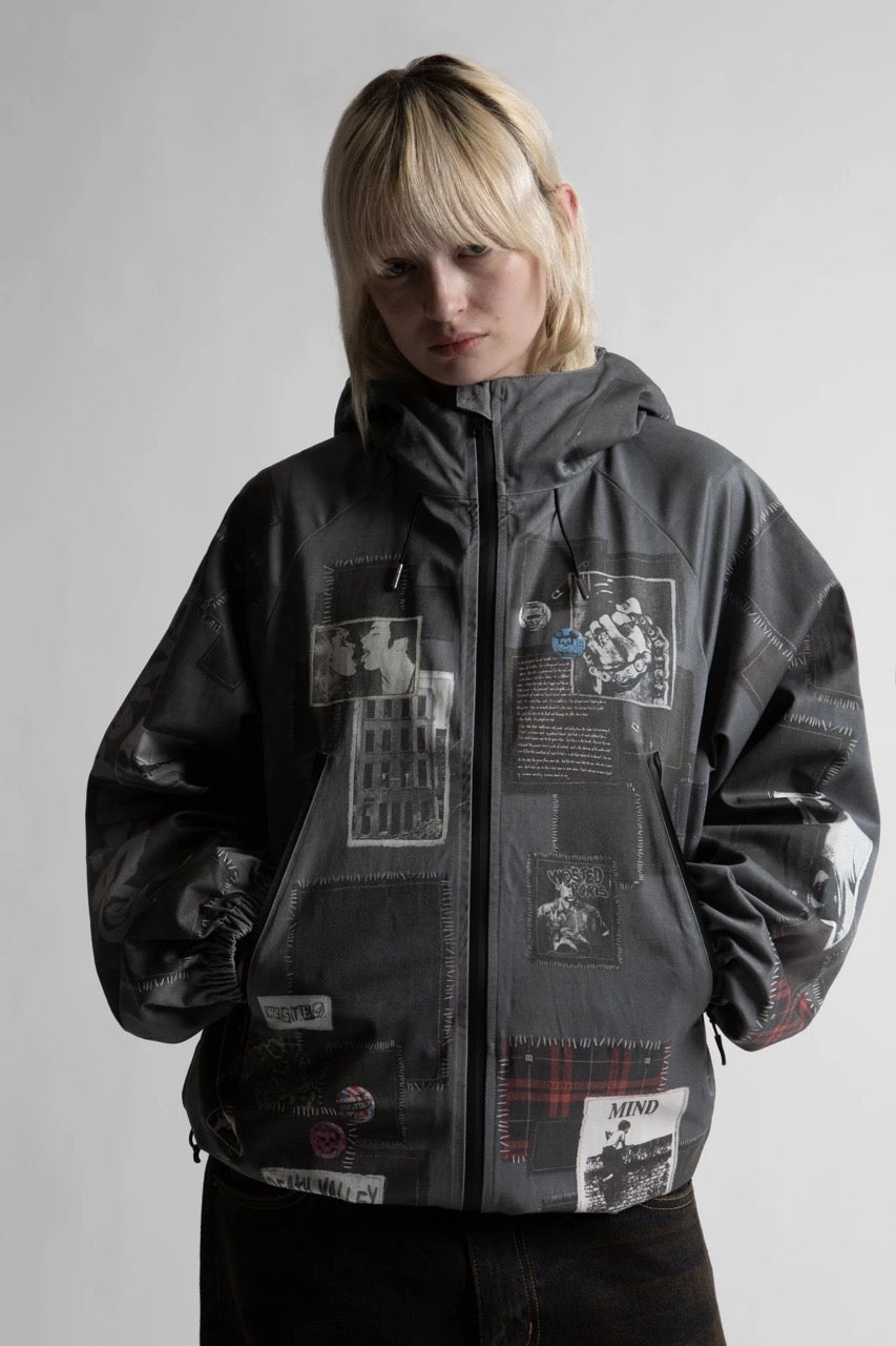 Taunt Windbreaker - Faded Black